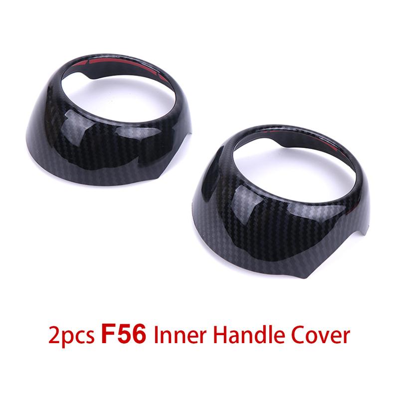 For MINI Cooper Hatchback F56 Whole Inner Carbon Fiber Texture Sticker Cover Handle Vent Console Panel Housing Case Accessories