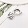 Red Wine Wheat Ear Pendant for DIY Tibetan Silver Jewelry: Earrings, Bracelet, Necklace