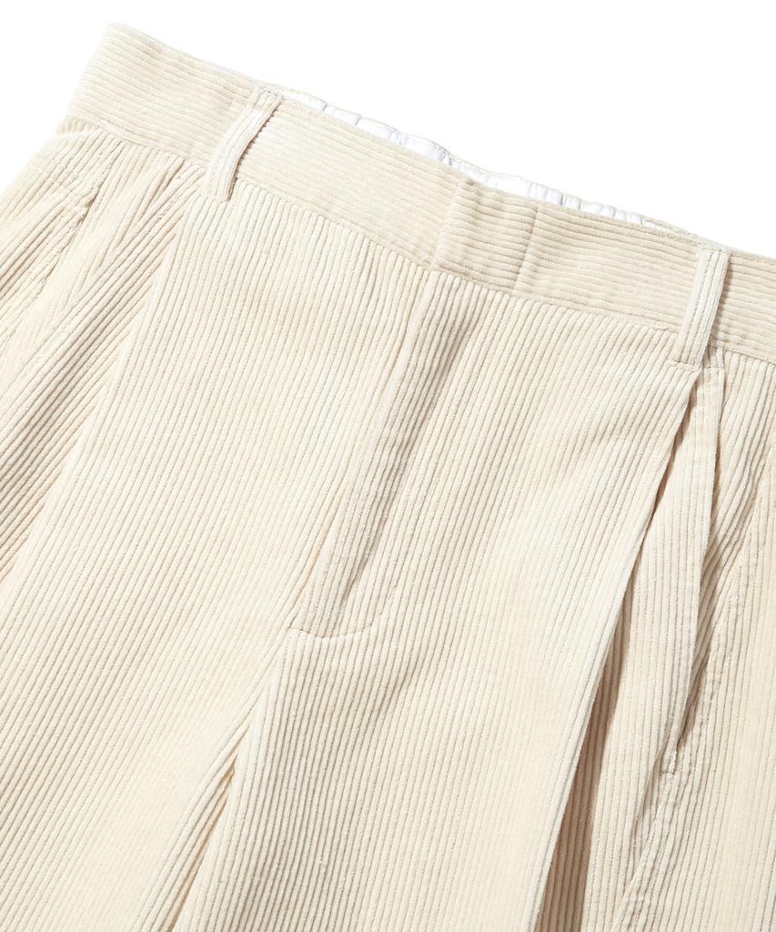 Dirty One Curved Corduroy Pants_Cream