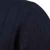 New Standing Collar Cotton Men'S Sweater Casual Half Zipper Solid Color Pullover High-Quality Men'S Knitted Sweater