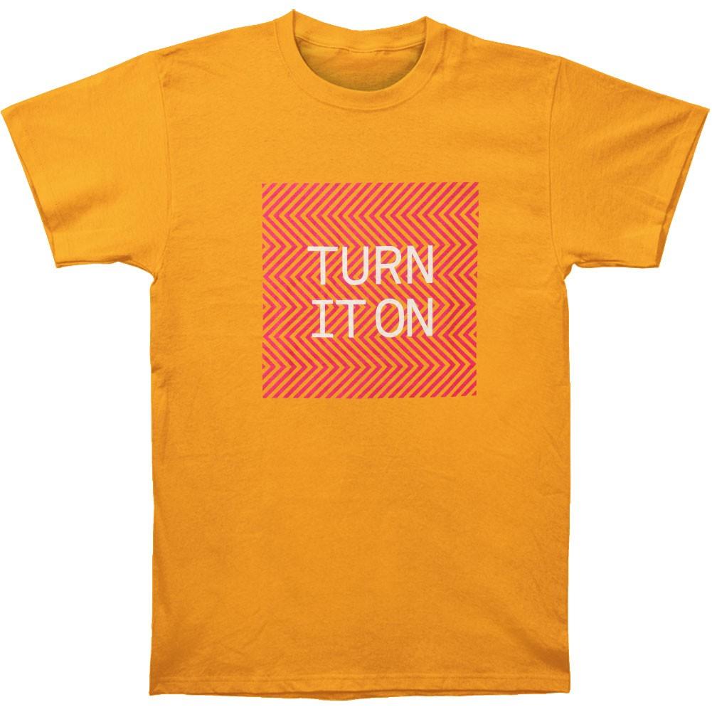 Men s Pet Shop Boys Turn It On 2014 T-shirt Small Yellow XL