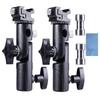 TuxFezug Umbrella Camera Flash Strobe Speedlight Speed Angle Adjustable Umbrella Hot Shoe and Screw Tripod Cleaning Cloth Included of Holder, Bracket,