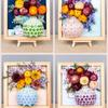 Kit Vaso de Mosaico DIY para o Festival do Nono Duplo para Adultos e Idosos