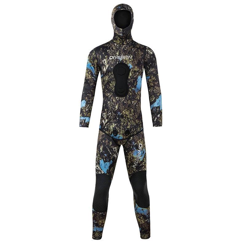 3mm 5mm 7mm Neoprene Wetsuit Set Freediving Spearfishing Snorkeling Surfing Jellyfish Protection Small