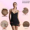 Plus Size Postpartum Body-Shaping Dress with Built-in Bra and Abdominal Support