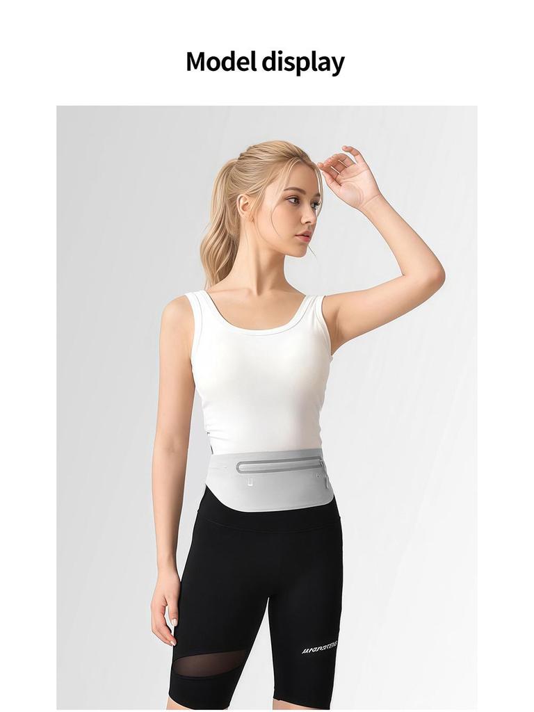 Unisex Waterproof Sports Waist Bag for Running and Fitness - Lightweight, Invisible, and Outdoor-Ready Cross-Border Hot Seller