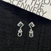2024 Emerald Stud Earrings: Luxury Chinese Style Dangle for Women