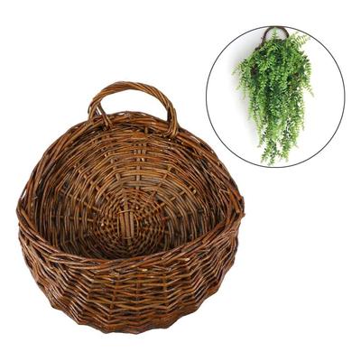 Hanging Flower Pot Plant Basket Wall Decoration Wall Hanging Plant Pots Basket Hanger Hanging Planters for Garden Wall