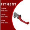 Dirt Bike Brake Lever Pivot Levers Adjustable CNC For CRF 110 CRF110F 2013-2024 CRF70F 2004-2012 XR70R 2000-2003 Dirt Pit Bike Red