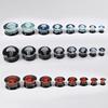 Unique Jellyfish Pattern Glass Ear Stretcher Handcrafted Expander Body Piercings Suitable for Comfortable All Day Wear
