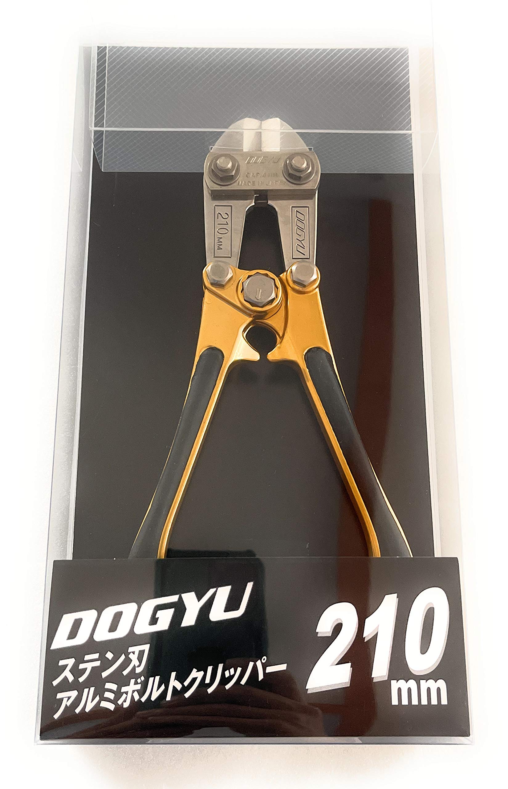 

DOGYU Болторез с кованым алюминием из нержавеющей стали 210 мм прямой 02860 Лезвие, Ручка, Ручка, Золотой,