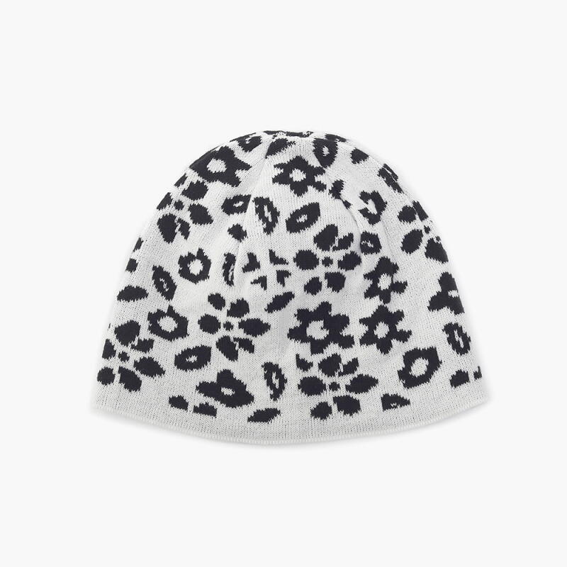 Women's SS Sweater Floral Beanie