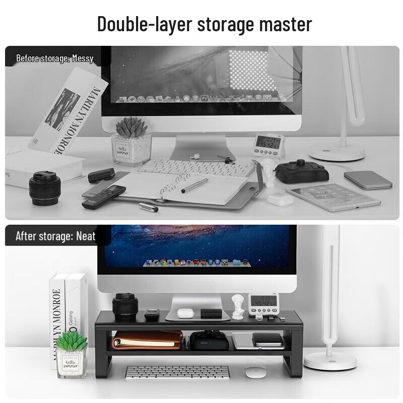 Multi-functional RGB Monitor Stand with Fast Charging