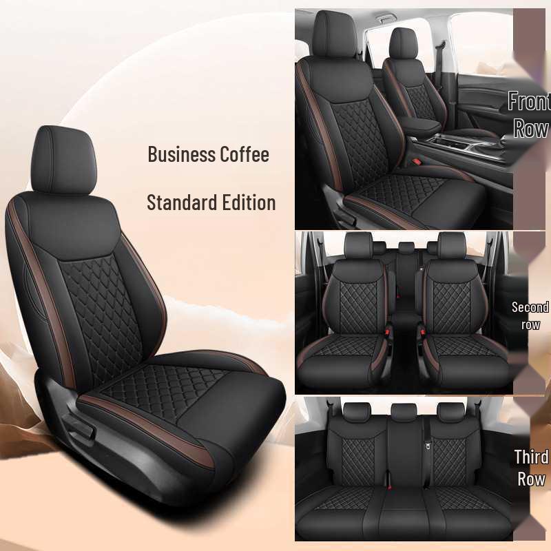 Universal Leather Seat Cushion for Wuling Jiachen Seven-Seater Specify Model Year
