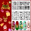 Biutee Nail Image Plate Set Color Gel Nail Stamp Kit 12 Nail Stamp Plates 8ml Nail Stamp Gel Set 1 Stamp 2 Replacement Stamp Heads Nail Design Nail