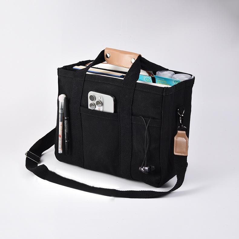 Plus Size Canvas Mummy Bag: Fashionable, Multifunctional Mother & Baby Crossbody Shoulder Handbag