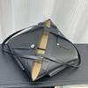2026 New Panta Splicing Folding Tote Bag, Retro Premium Cowhide Bucket Bag, Genuine Leather Commuter Bag for Women