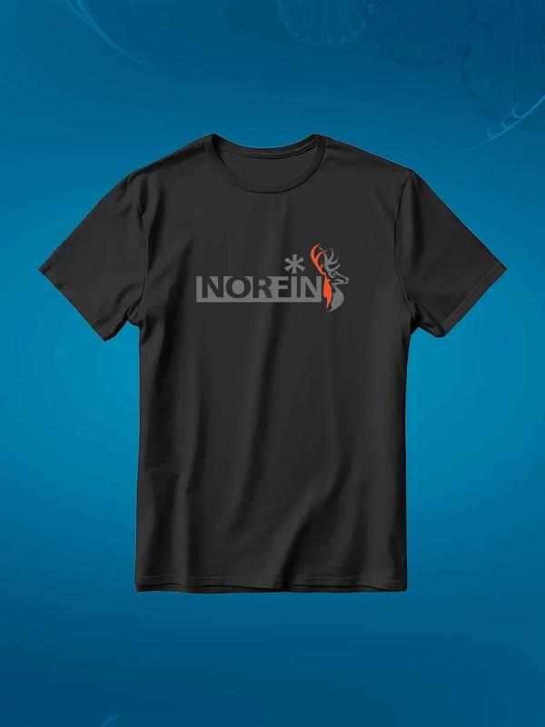 Black sports t-shirt with hare New Year look 4XL