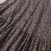 Mori Girl Toamna Primăvară Femei Rochie lungă lejeră Guler cu volane Rochie Cottagecore Florală Volane din bumbac Vintage Rochie șic elegantă