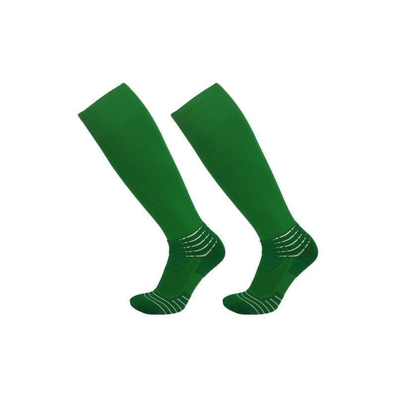 Calcetines de Fútbol de Caña Alta para Hombre para Combate Real Calcetines Deportivos Profesionales de Toalla en la Planta del Pie Hasta la Rodilla Calcetines Largos Antideslizantes para Hombre