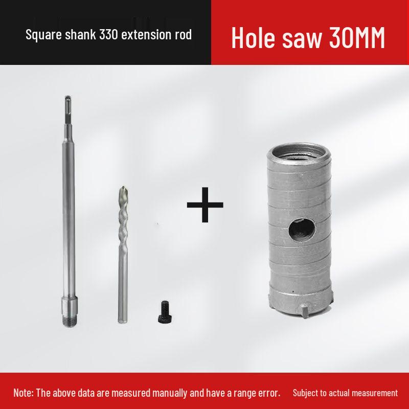 Electric Impact Drill Bit for Cement and Brick Walls - Dry Drilling Opener for Air Conditioner and Water Pipe Installations