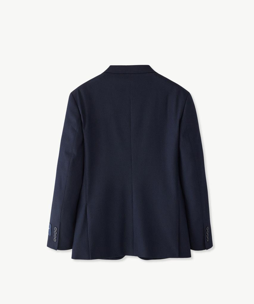 STCO Italy Marlane Wool Stretch Blazer Navy (Relaxed Fit)_Sjavc91Nsn