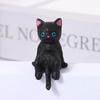 Cats Fingurine Computer Monitor Decors Mini Dog Kitties Screen TV Decorations Personality Car Accessories Mascots Craft