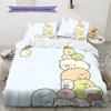 Cute Sumikko Gurashi  Pattern Bedding Quilt Set  Home Decoration  Gift (1 * duvet cover + 2 * pillowcase  without core)