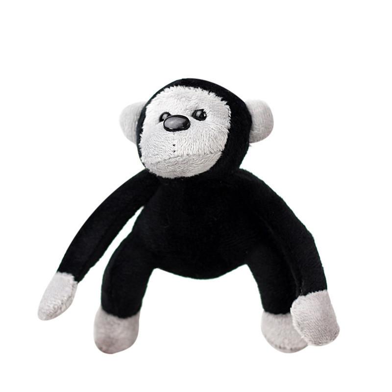 Plush Little Charming Monkey Keychain Soft Toy Black 12cm Gorilla