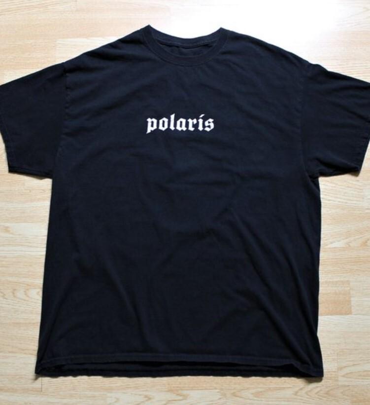 SALE Polaris Metal Band T-Shirt (Lucid) Black, double sided shirt, Polaris Unisex T-Shirt M
