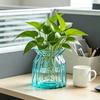Glass Bud Vase Small Clear Flower Vase for Centerpiece Vintage Decorative Vase for Wedding Party Baby Shower Dining Table Decor
