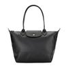 Le Pliage Xtra Schnapp- und Reißverschluss Leder Schulter-Tragetasche Damen Handtaschen Schwarz 2605987001