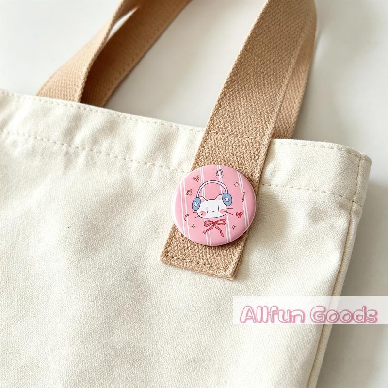 6PCS Cute Cartoon Mini Cartoon Button Badge Kawaii Retro Girls Kids Backpack Pencil Bag DIY Decorative Brooch Pin Accessories