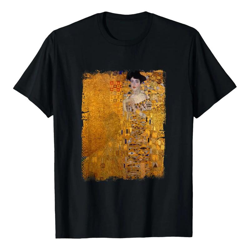 Camiseta De Pintura Famosa Lady In Gold De Gustav Klimt S