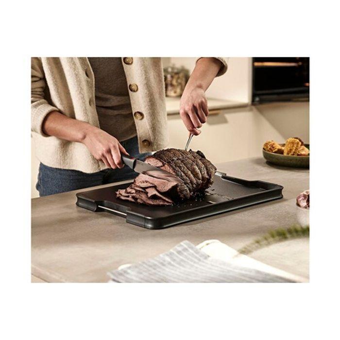 Planche à découper joseph joseph cut&amp;carve plus (grande) planche a decouper multifonction - noir