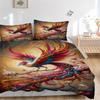 3pcs Mythical-Bird Duvet Cover Set - Includes 1 Duvet Cover and 2 Pillowcases, No Quilt Core, All-Season Home Decor yy251111083