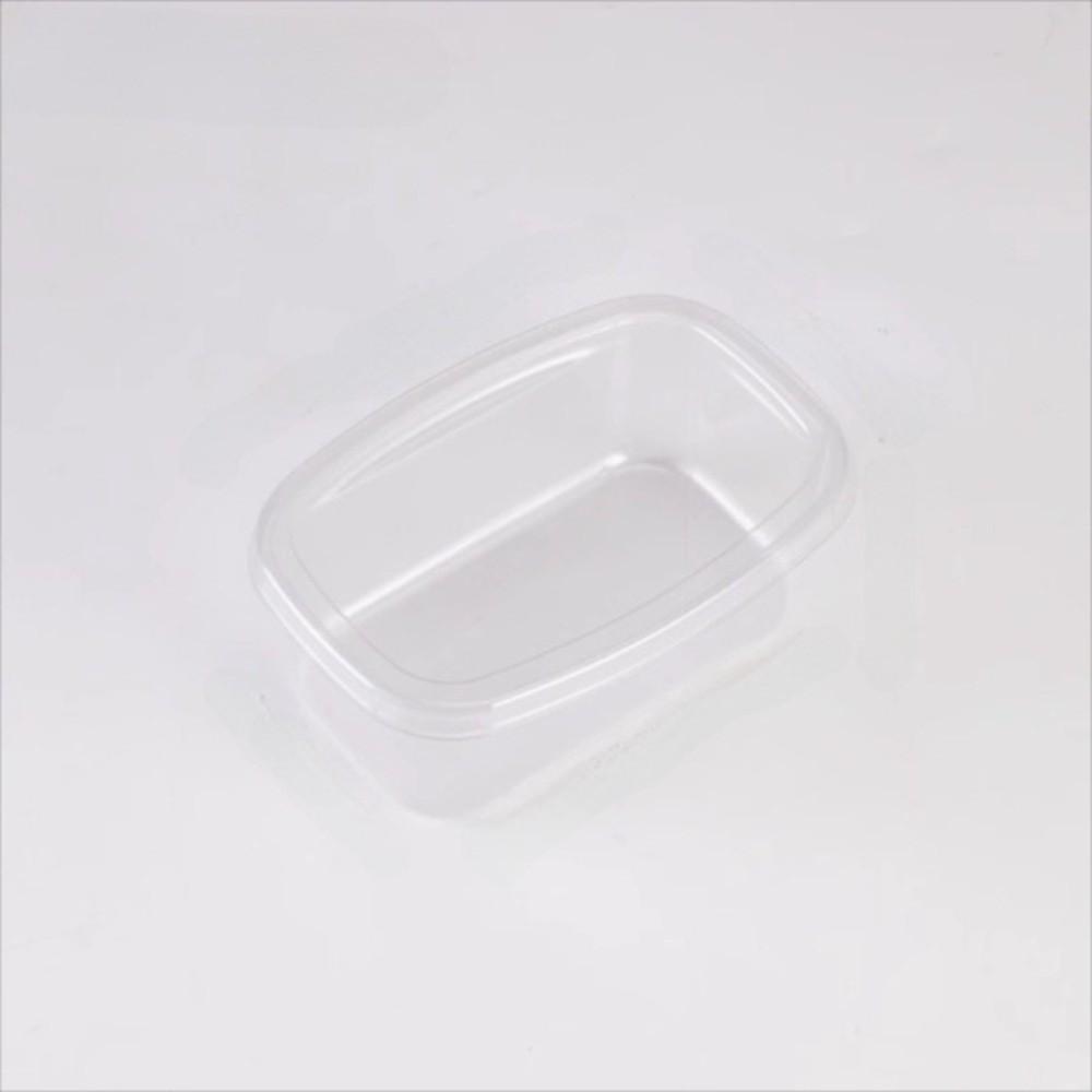 50pcs 500/280ML Dessert Container with Lid Oval Mousse Dessert Cups with Cover Cookie