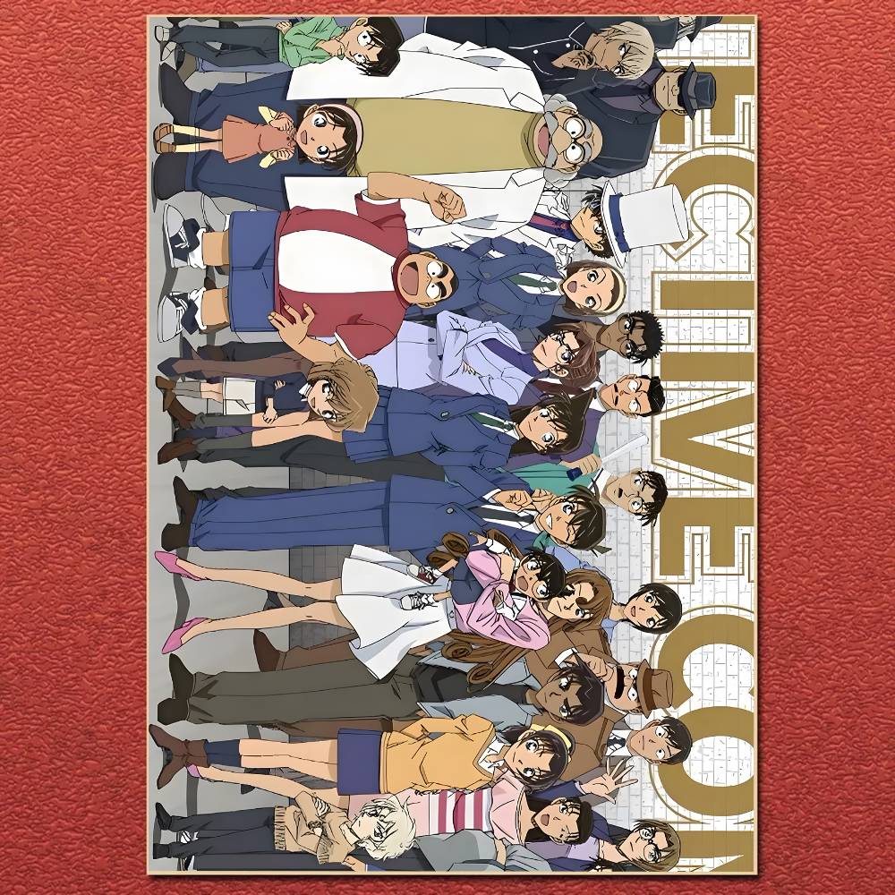 D-DETECTIVE Conan ANIME Poster Leinwandbild Poster Mit Drucken Haus Schlafzimmer Wohnzimmer Dekoration Geschenk