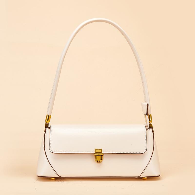 Bolso de Hombro Baguette Francés de Cuero Genuino para Mujer - Colección Verano 2025