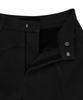 Teulimingbeodeu Suede Piping Classic Set-Up Pants [ Black ]