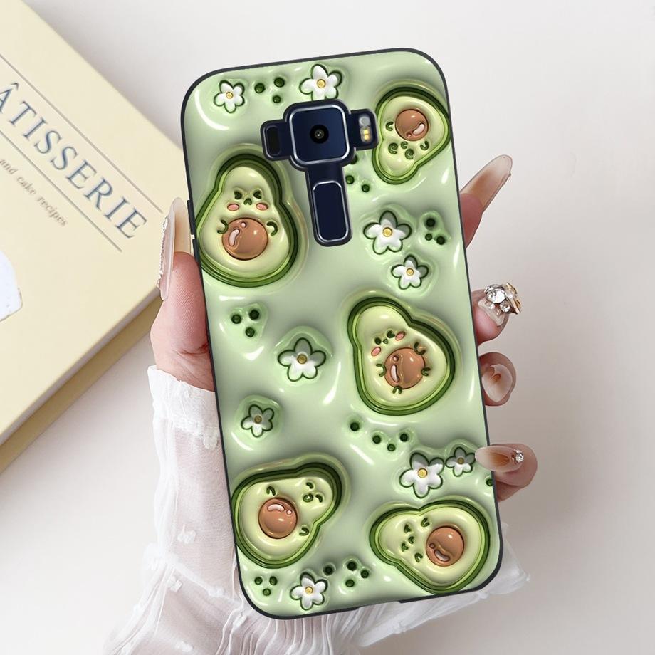 For ASUS Zenfone 3 ZE520KL Z017D 4 Max ZC520KL X008D 3 Max ZC520TL Case Soft Silicone Back Cover Love Heart Butterfly Flower Bag