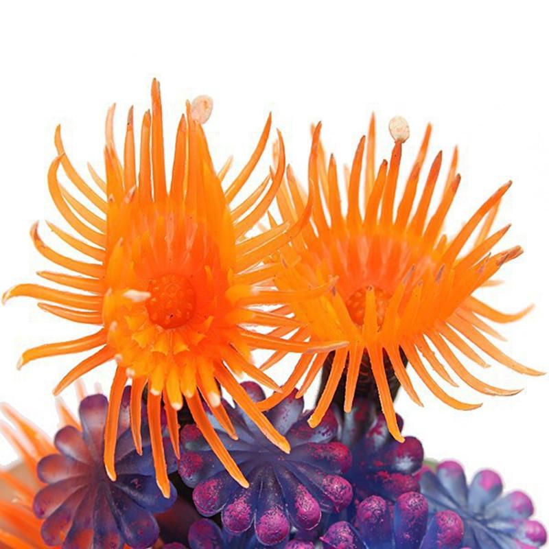 Simulation Silicone Coral Fish Tank Decorations Aquarium Landscape Supplies Fake Coral Ornament Plant Aquarium Accessories
