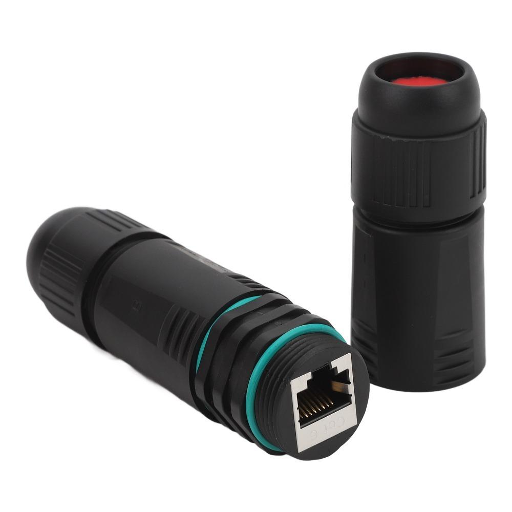 Optional Cat5e/Cat6 Female to Female Adapter IP68 Waterproof Adapter  Network Extension Cat5e