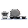 Flying Saucer Creative Ceramic Express Cup High-end One Pot Three Cups Outdoor Portable Travel Tea Set Commemorative Gift