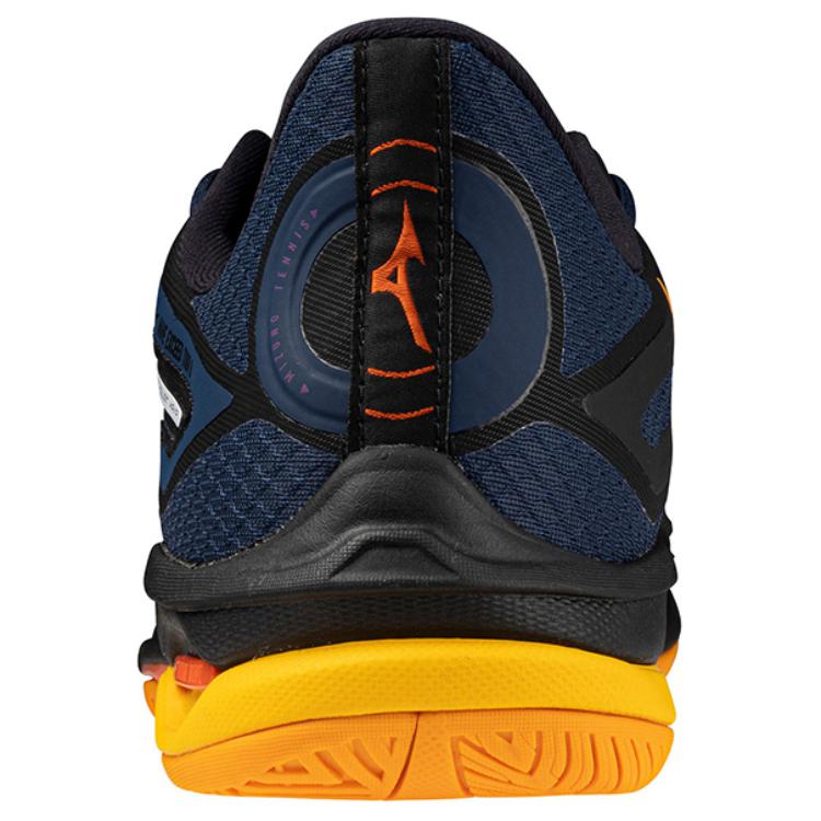 Mizuno Wave Exceed Tour 6 Anti Slip Wear Resistant Low Top Tennis Shoes Unisex Dark Blue Mizuno 61GA247011