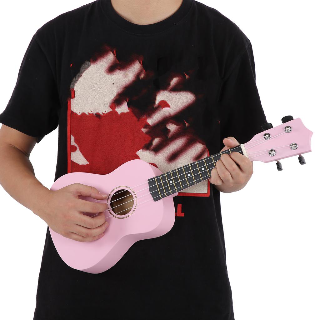 21Inch Ukulele Rosewood Hawaii Guitar for Kids Beginners Starters String Instrument