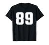 Number 89 Eighty Nine Years Old Age Sports Team Jersey 89th T-shirt
