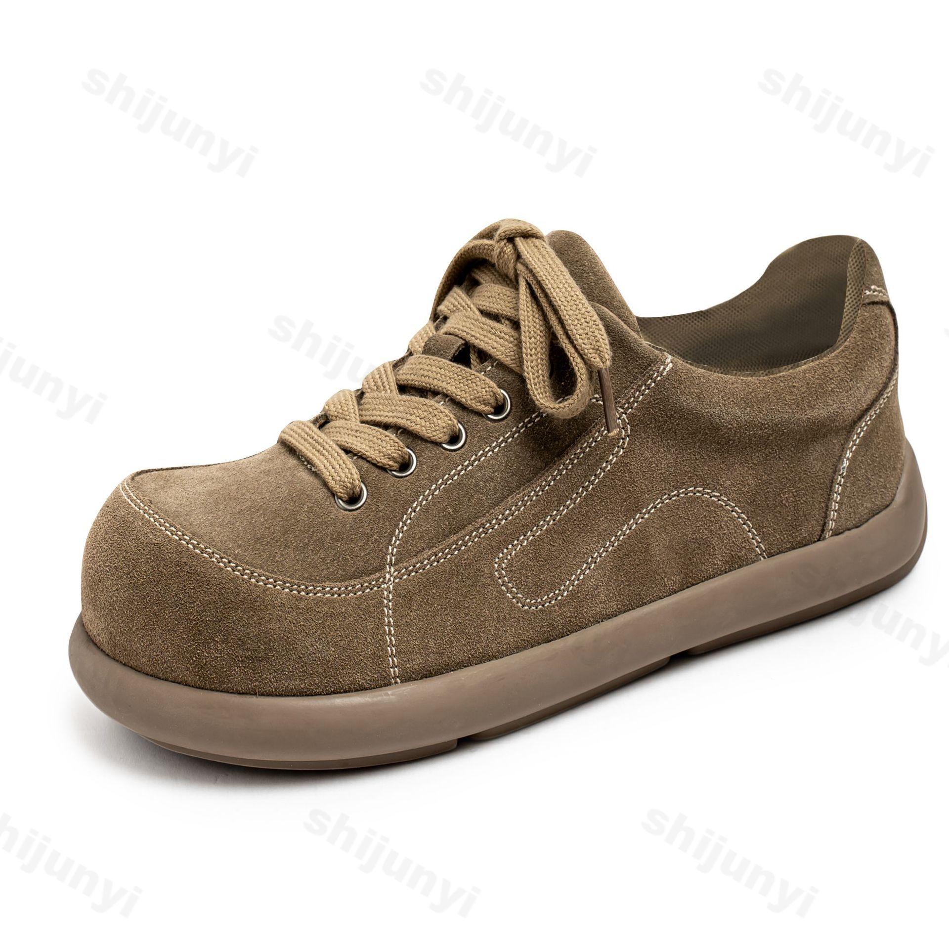 

Fashion 2025 Spring New Style Men s Low Top Thick Soled Casual Shoes Fashion Trend Comfortable Versatile Sports Lace-up Chunky sneakers 44 хаки