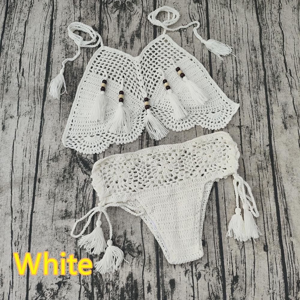 Handmade Crochet Retro Bikini Set