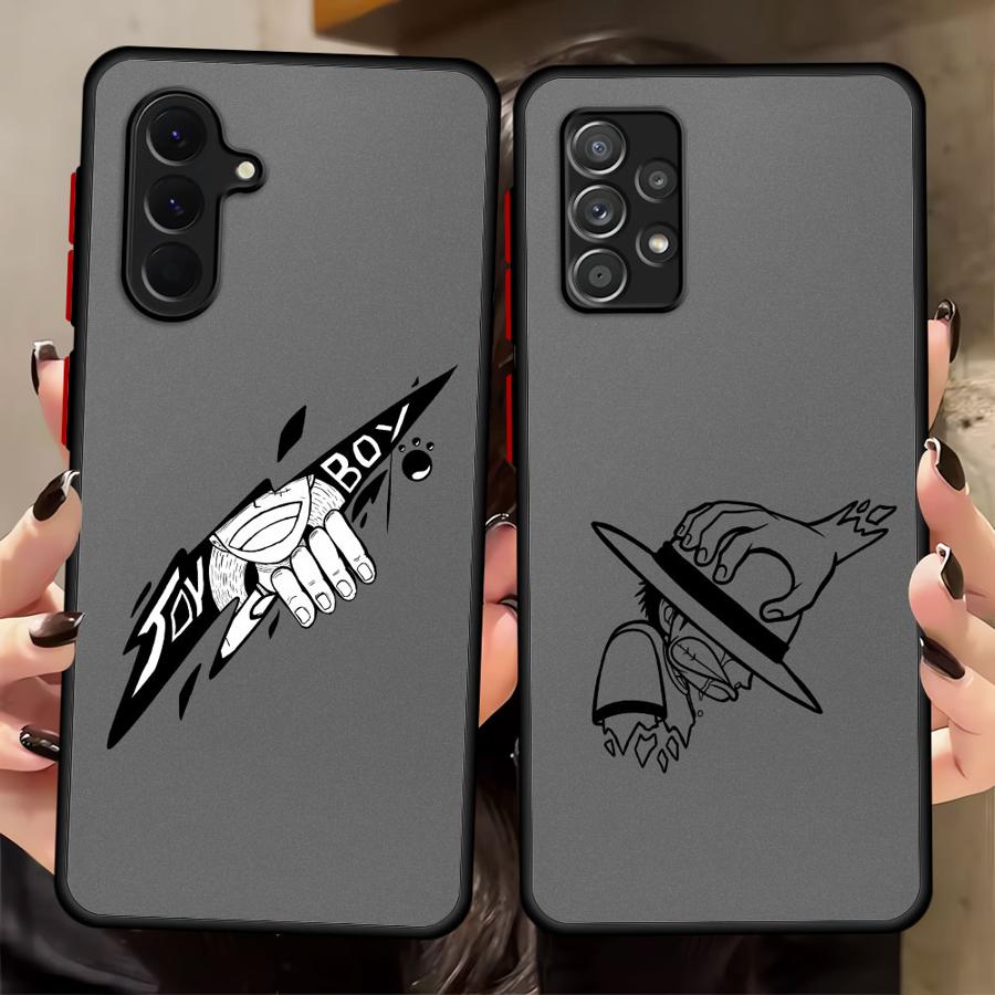 Case for Samsung Galaxy A53 A52S A72 A56 A55 A73 A33 A14 A23 A16 A15 A17 A52 A34 A36 A54 A35 Phone Cover Cartoon One Piece